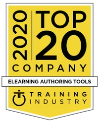 2020 Training Industry Top 20 eLearning Authoring Tools Company