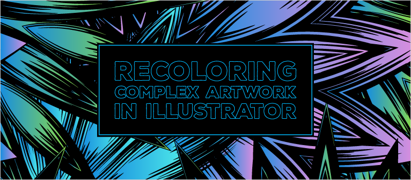 Recoloring Complex Artwork in Illustrator