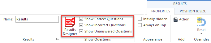 Results Properties