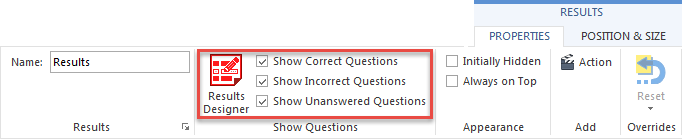 Results Properties