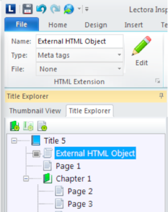 adding external html object in lectora