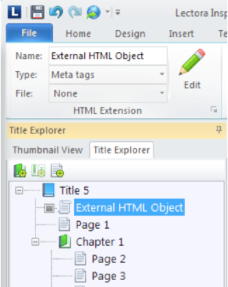 adding external html object in lectora