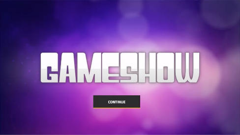 Gameshow game template for storyline