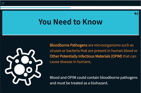 bloodborne and airborne pathogens course example 2