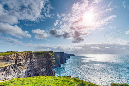 cliffs of moher stock photo background