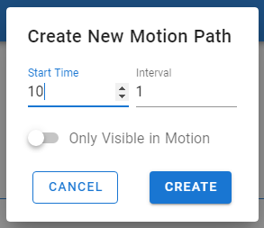 setting your motion path timing