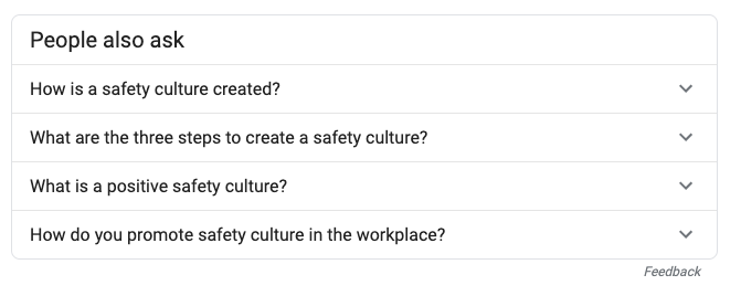 questions people google about safety