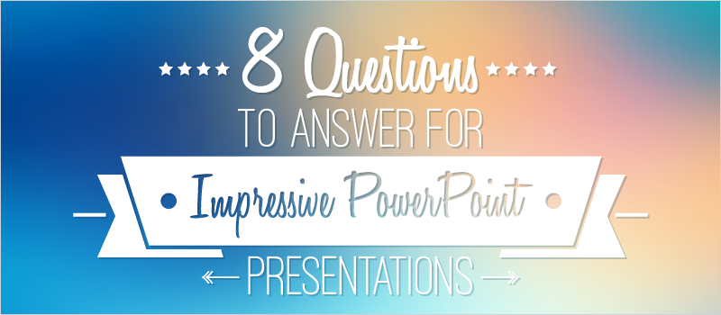 the presentation with questions