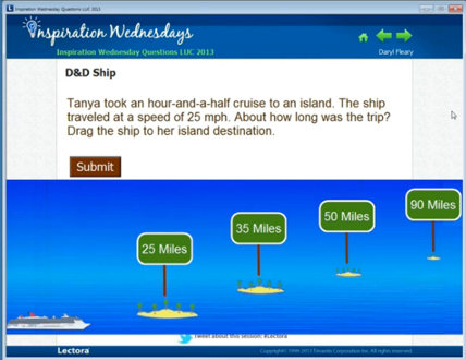 drag and drop example - islands