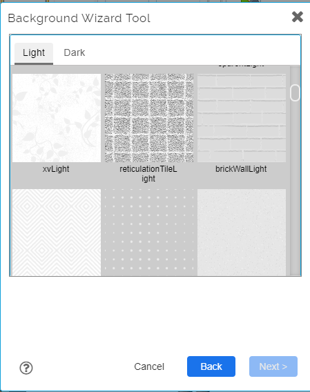 Background Wizard Tool in Lectora authoring tool