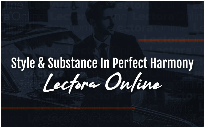 Style & Substance In Perfect Harmony: Lectora Online