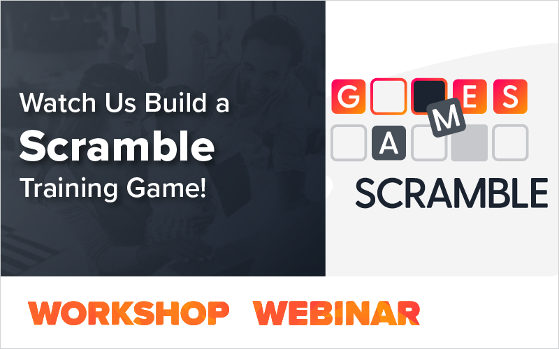 Watch Us Build A Scramble Training Game