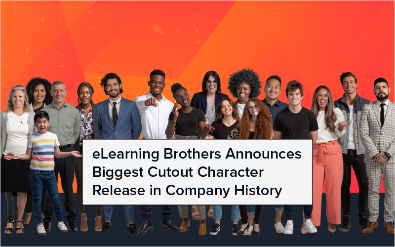 eLearning Brothers Announces Biggest Cutout Character Release in Company History