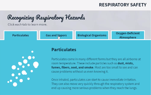 recognizing respiratory hazards